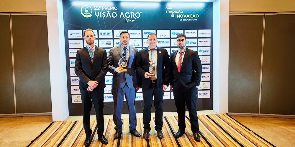 Triniton conquista duplo reconhecimento no Prêmio Visão Agro Brasil, reafirmando liderança em inovação e tecnologia Sucroenergética!